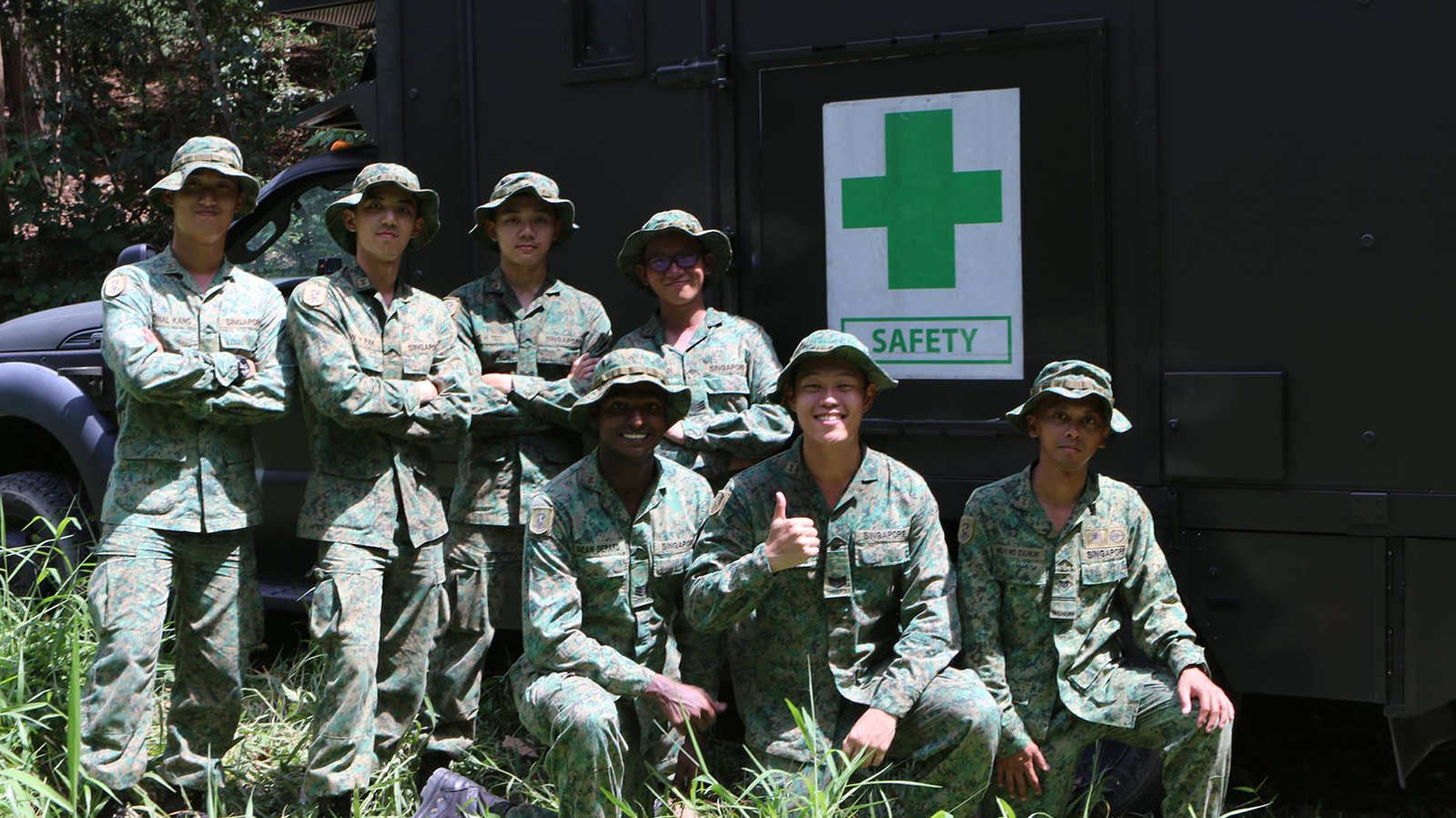 SAF medics go out of their way to help road accident casualties