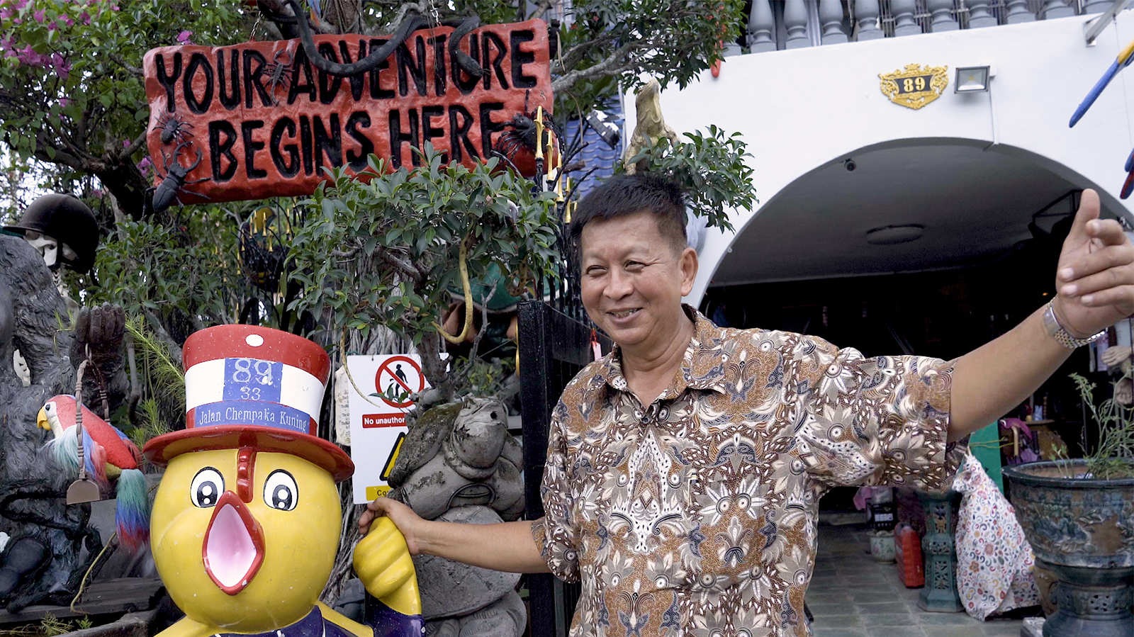 Man spends S$150,000 building a “theme park” to keep the kampung spirit alive