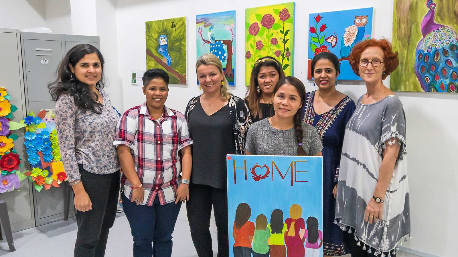 These abused foreign domestic workers turn to art to feel at peace again
