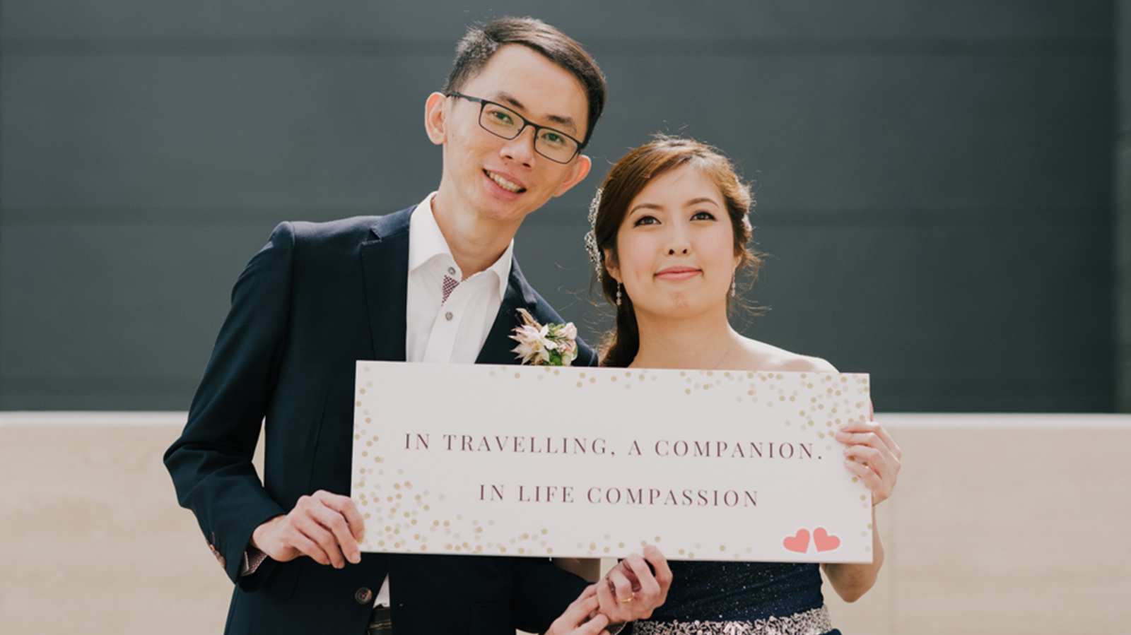 In sickness and health – couple overcomes life’s curveballs by being each others’ ears and legs