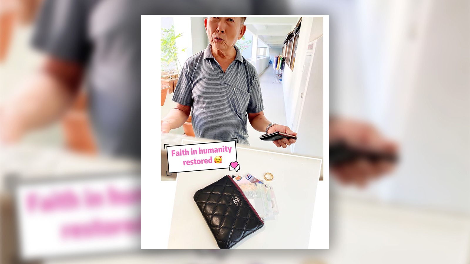 Kindness leads to karma, as cleaner uncle returns lost wallet