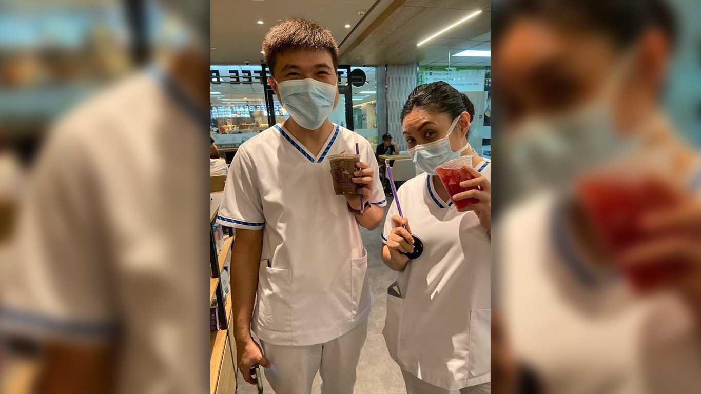 , Coffee with words of encouragement for Singapore&#8217;s healthcare workers