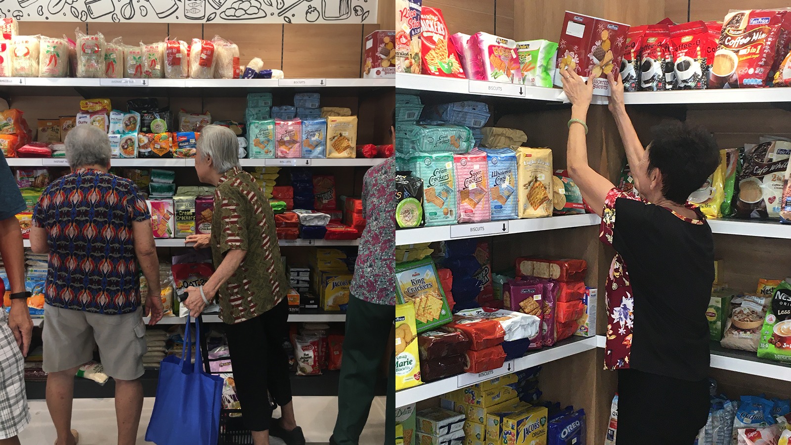 At this neighbourhood store, the needy get to choose what they want