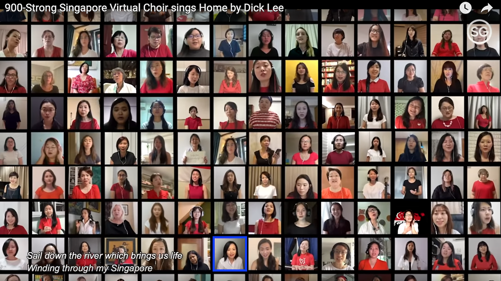 Featured Singapore Singapore Virtual Choir Community sings Home