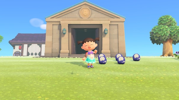 Focusing on public works in Animal Crossing