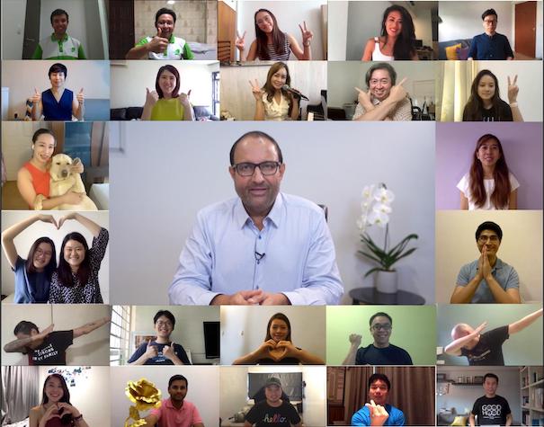Holding a virtual induction on Kindness Day SG