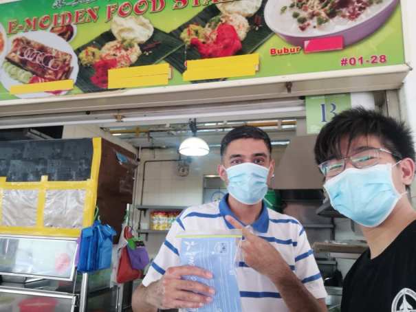Singaporeans actually are very willing to step up to help and make face mask strap