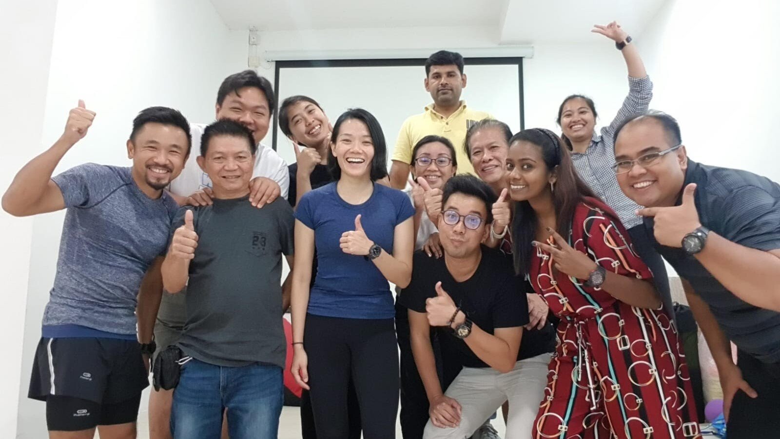 Volunteers and staff at MINDS