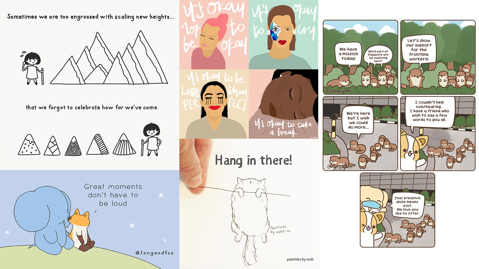 Post thumbnail of These five local artists just want to inspire kindness, one drawing at a time