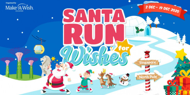 Poster for Santa Run event