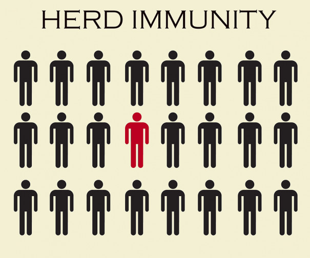 Herd immunity diagram