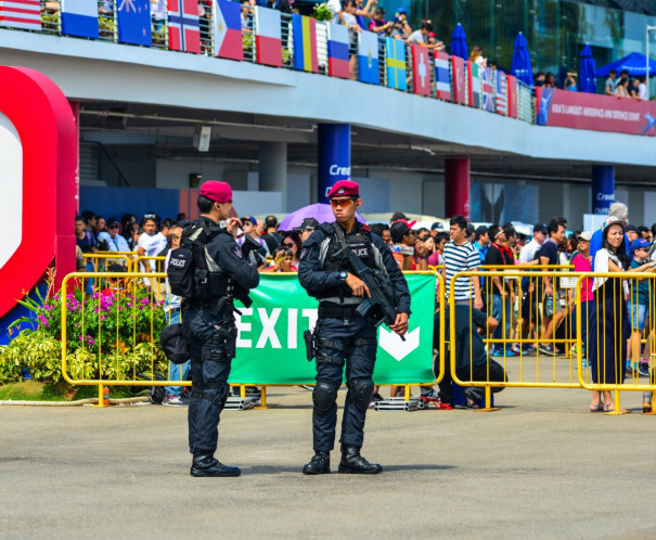 Police guards