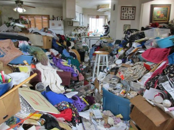 Hoarding - house filled with stuff