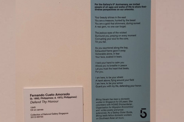 Poem at National Gallery