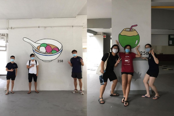 NUS Tembusu college students adding a colourful touch in the midst of Covid-19