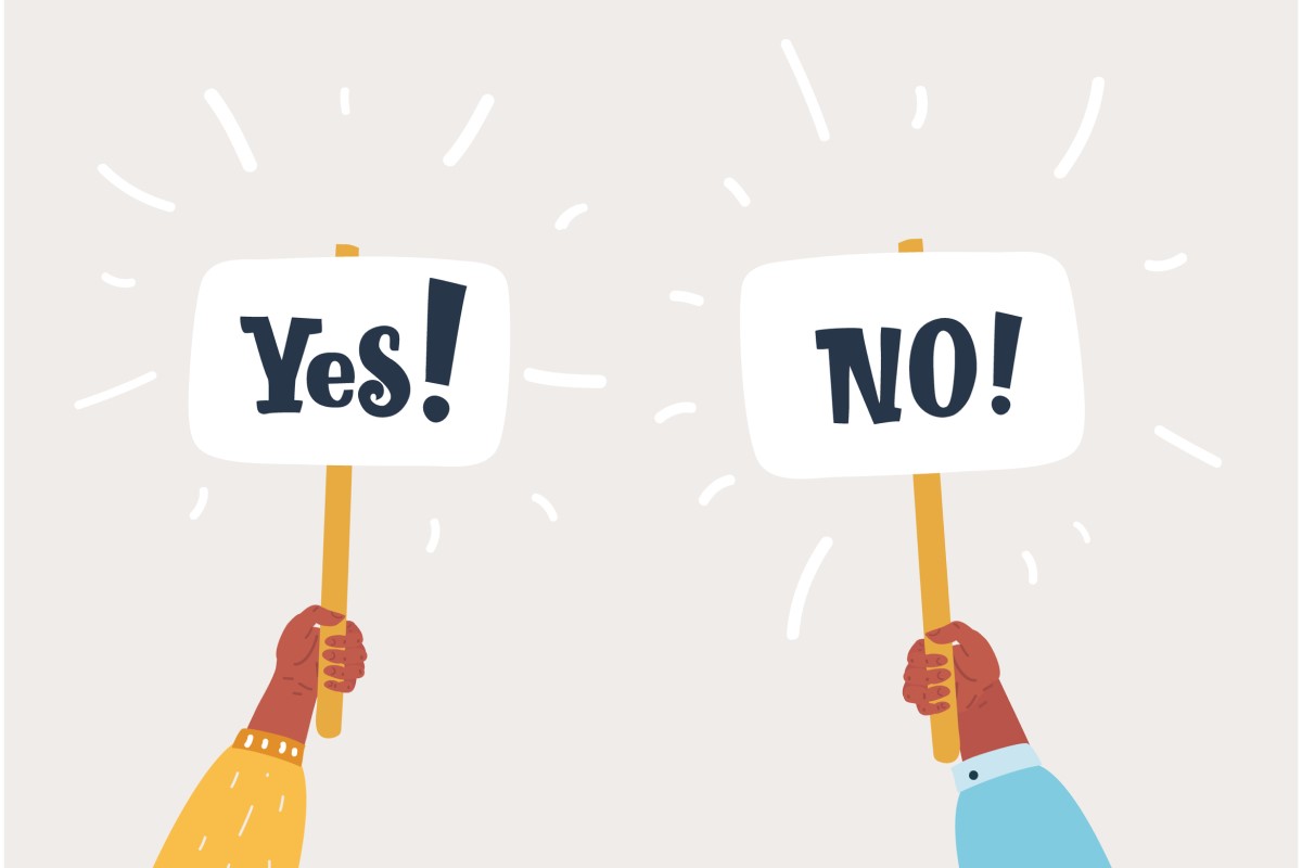 The difficulties to saying yes or no