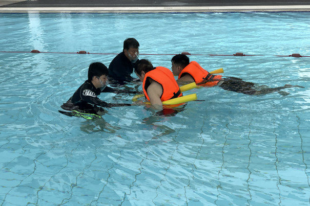 The aqua activities are done to help clients with their balancing, strength, pain management, and serve as a good cardio exercise.