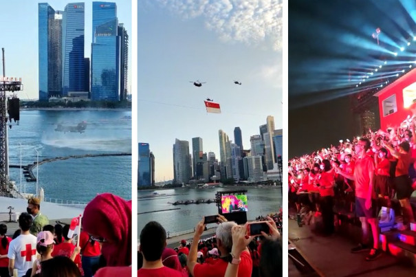 Scenes from last weekend’s National Day Parade rehearsal.