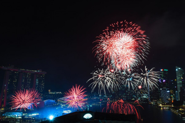 Catch the fireworks around Singapore
