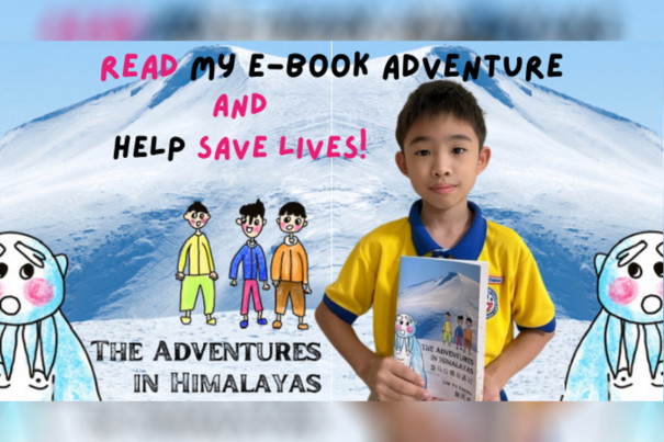 The Adventures in Himalayas, a book written by Yu Cheng to fundraise for the Bone Marrow Donor Programme.