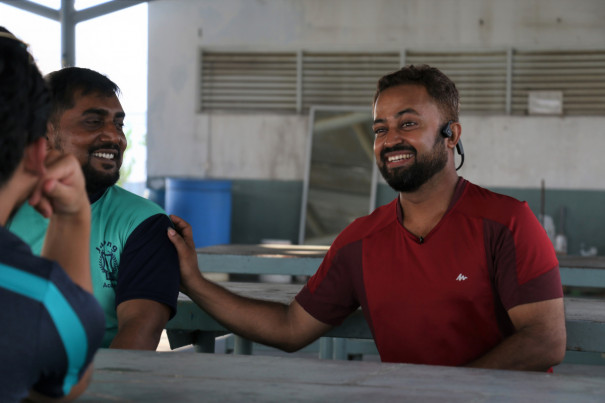 Being the same age, Rubel and Rahmatul are best buddies that encourage each other to work hard. 