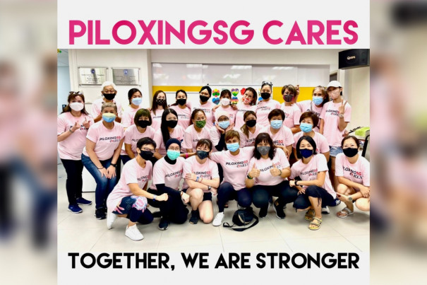 PILOXING SG Cares, coming together to distribute donations to families and elderlies in need.