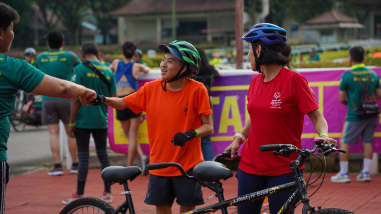 Run for Inclusion 2022: Special Olympics athletes cycled their way to raise funds to help others with special needs!