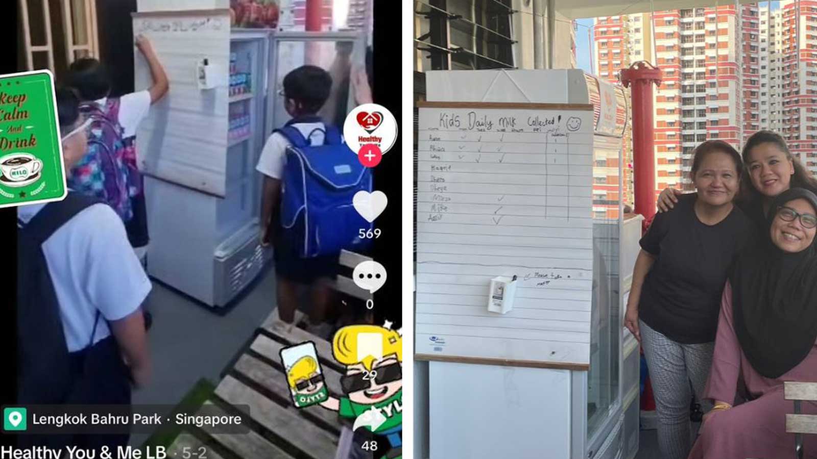 Post thumbnail of Mums offers free milk, breakfast for students in Lengkok Bahru